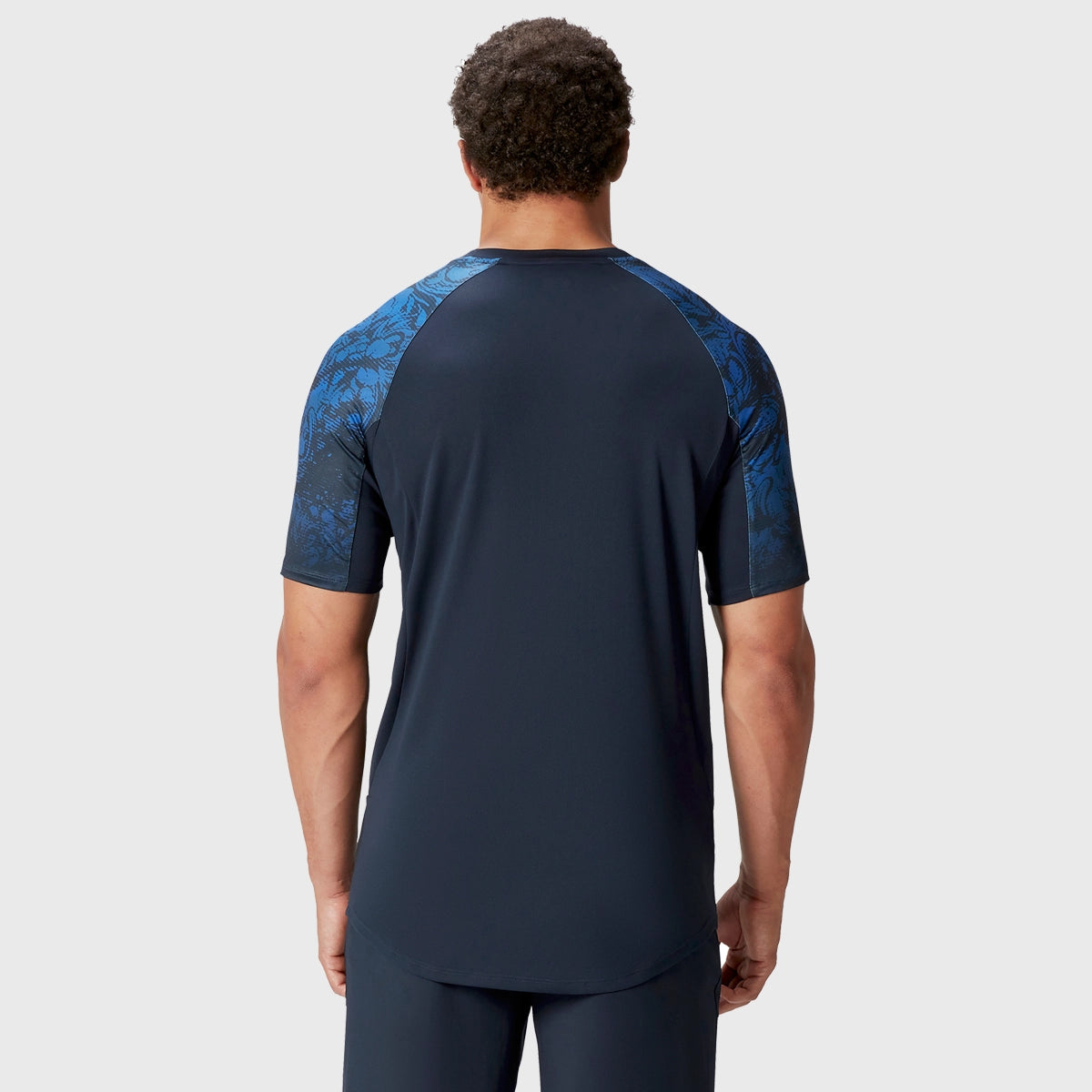 Canterbury British & Irish Lions Men's Superlight Performance T-Shirt - Navy Blue Rugby Jersey for Training & Match Days