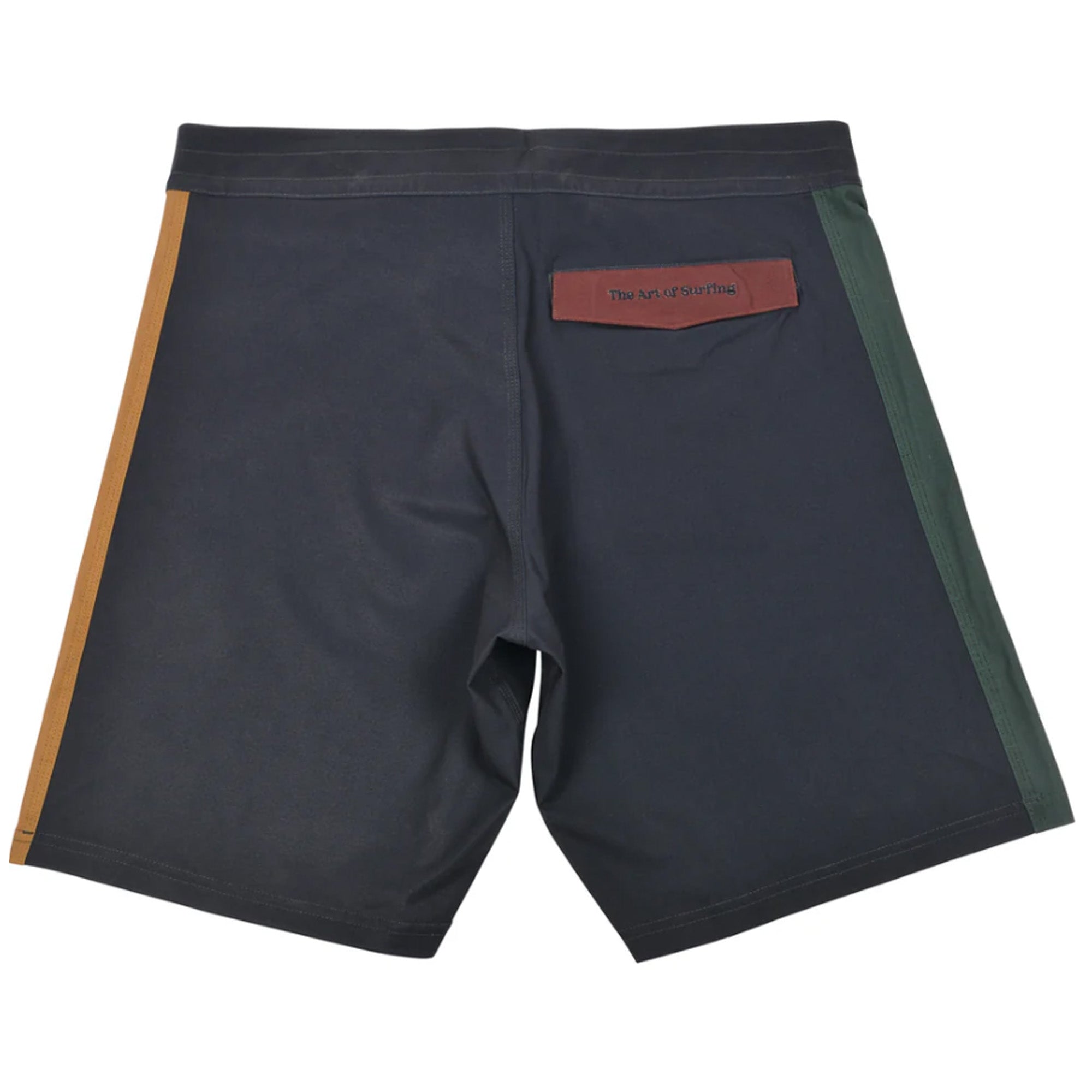 Drifter Surf Ital Men's Quick-Dry Swim Trunks - Charcoal Boardshorts for Beach, Surfing & Summer Vacation