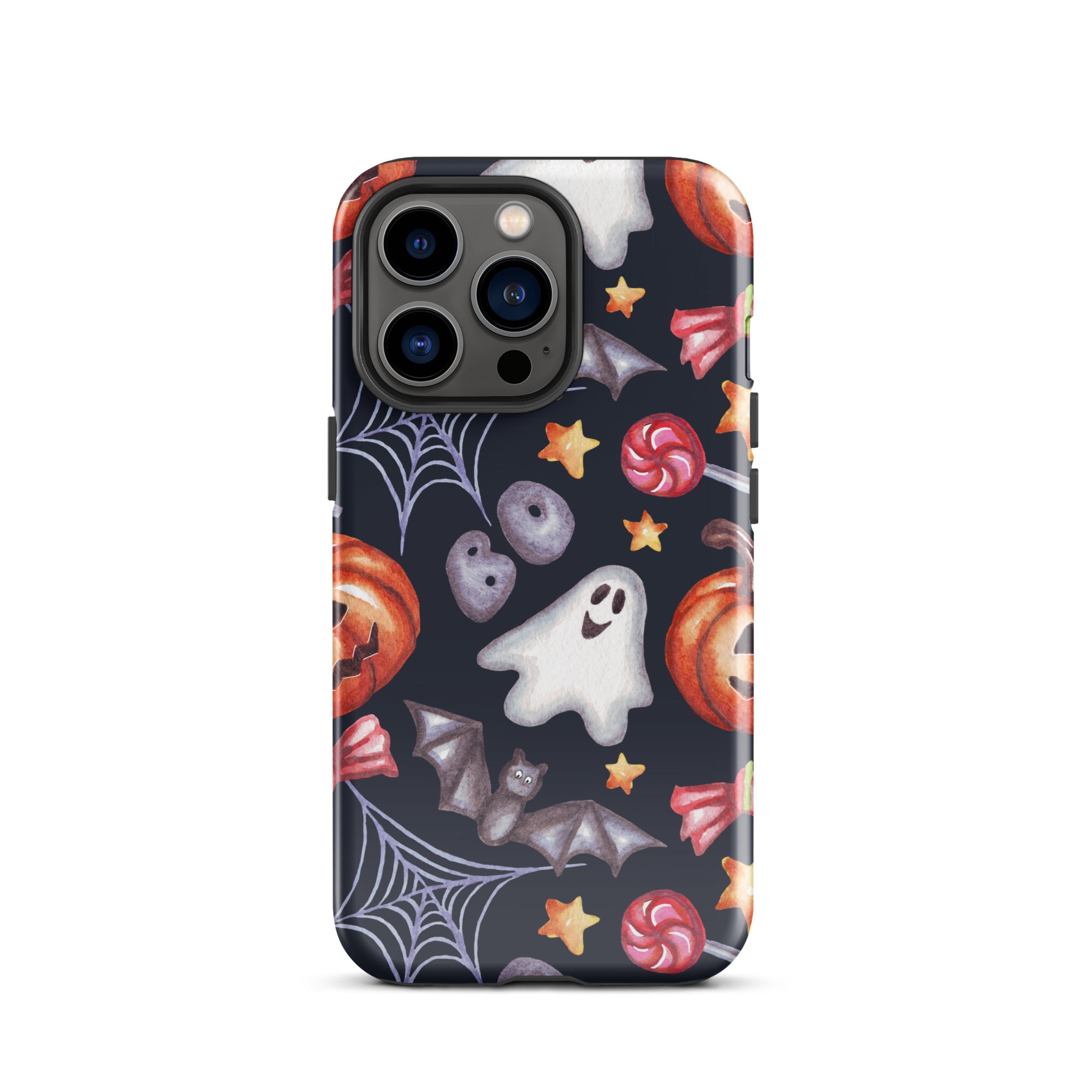 Premium Spooky Charm iPhone Case - Cute & Durable Protective Cover for iPhone 13/14/15, Perfect for Halloween, Parties & Everyday Use