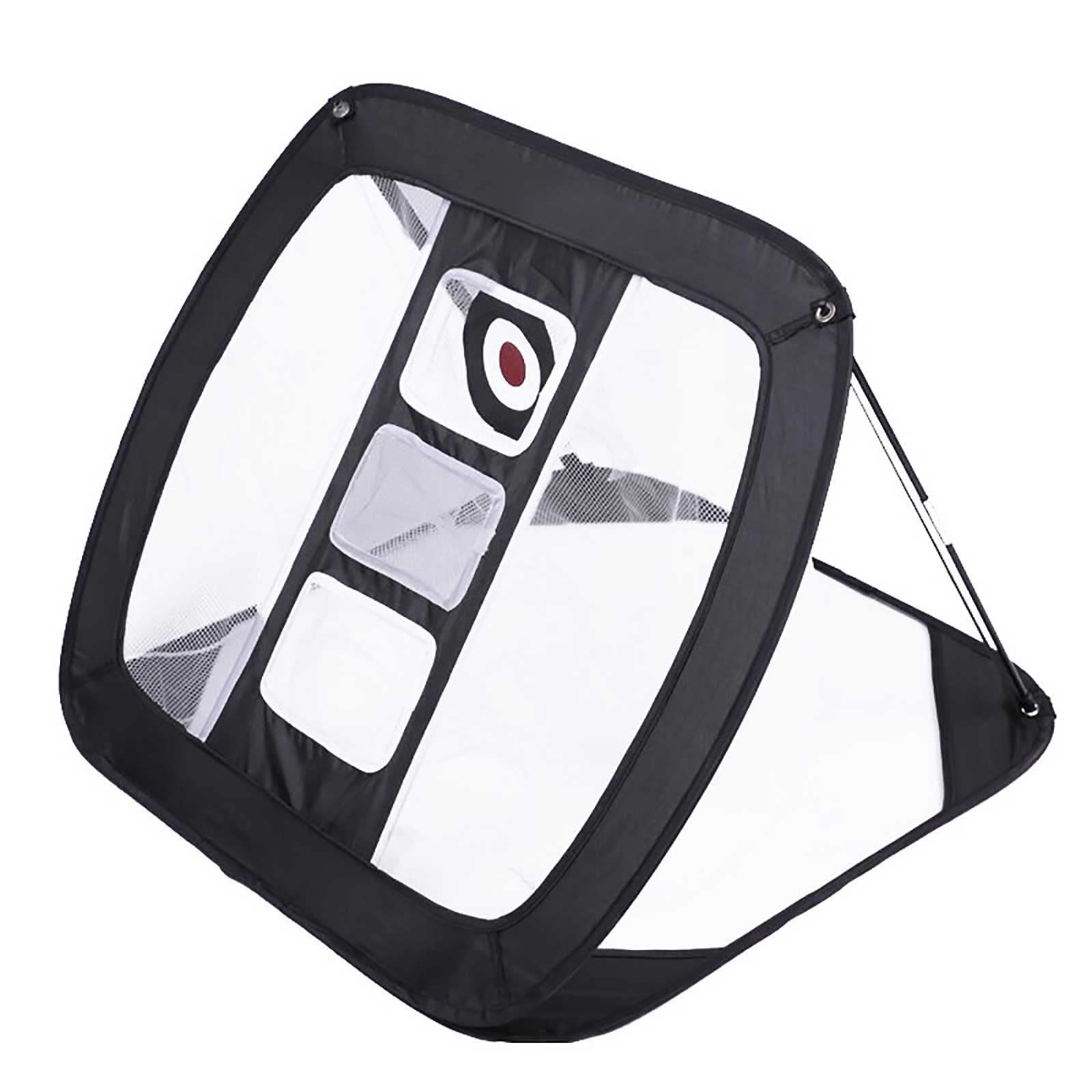 Premium Golf Practice Net for Indoor & Outdoor Use - Durable Golf Hitting Training Aid with Target for Backyard Swing Practice - Improves Accuracy & Golf Skills - Perfect for Home, Driving Range & Backyard Training (Black)