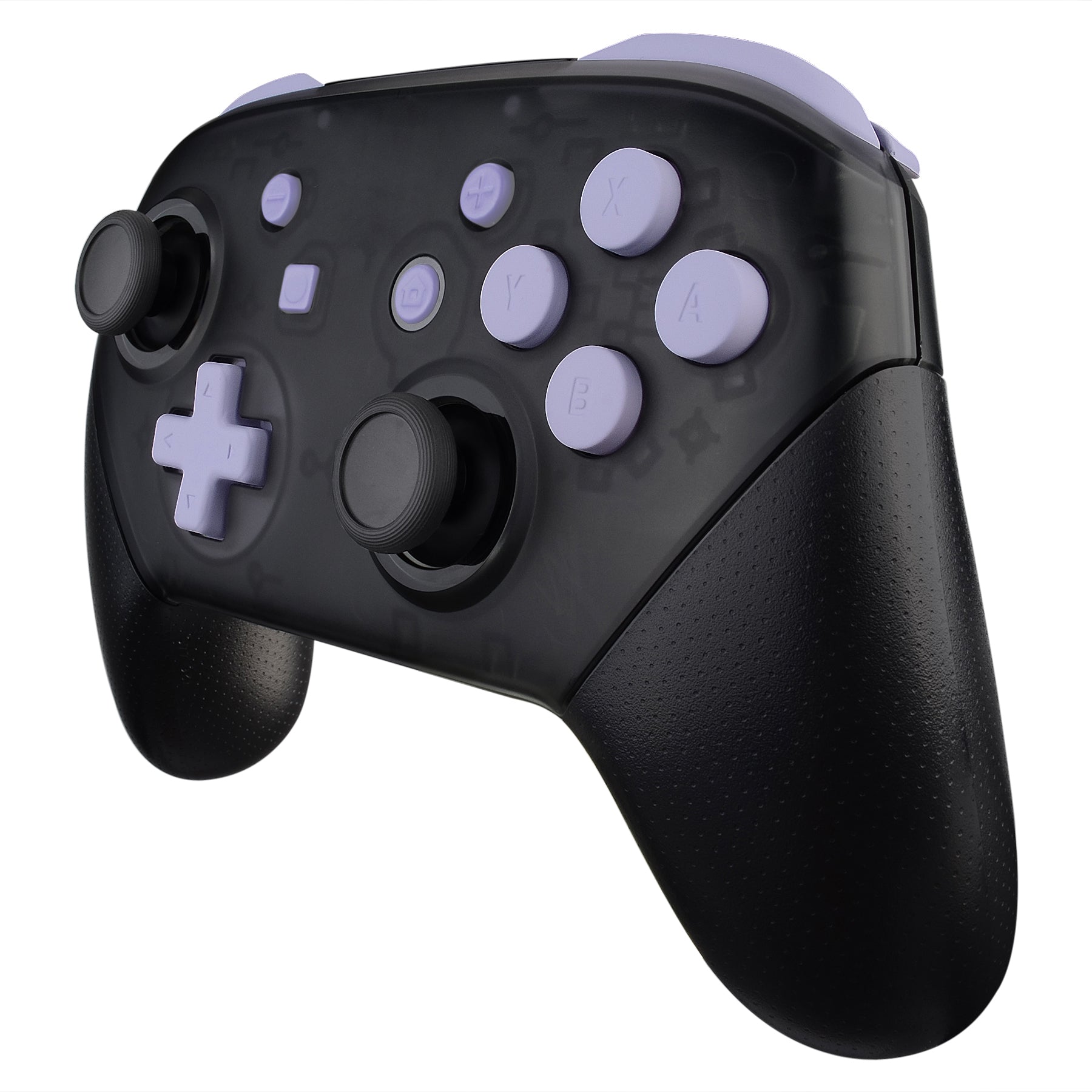 eXtremeRate DIY Replacement Full Set Buttons for Nintendo Switch Pro Controller - Light Violet (KRP310) | Upgrade Your Gaming Experience | Perfect for Custom Controllers, Competitive Gaming & Long Play Sessions
