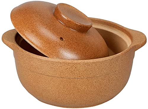 Premium Japanese Clay Pot for Hot Pot & Stews - Traditional Earthenware Casserole Crock - Perfect for Asian Cooking, Soups & Family Dinners