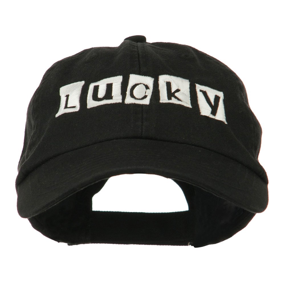 Lucky Embroidered Baseball Cap - Stylish Adjustable Dad Hat for Men & Women - Perfect for Outdoor Activities, Sports & Casual Wear