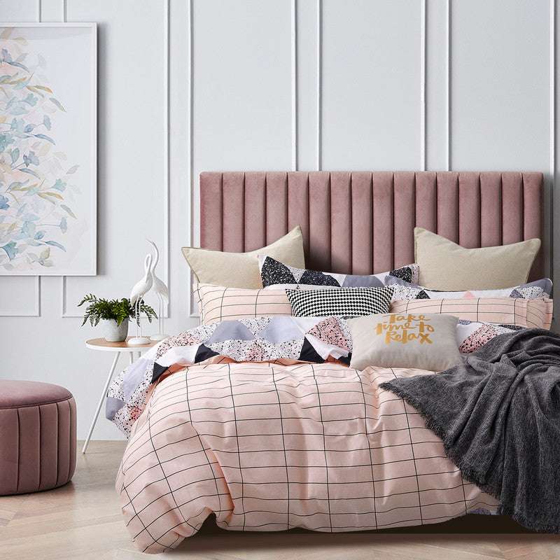 100% Cotton Reversible Quilt Cover Set - Annie Collection - Queen Size Bedding - Soft & Breathable Duvet Cover for All Seasons - Perfect for Master Bedroom, Guest Room & Cozy Home Decor