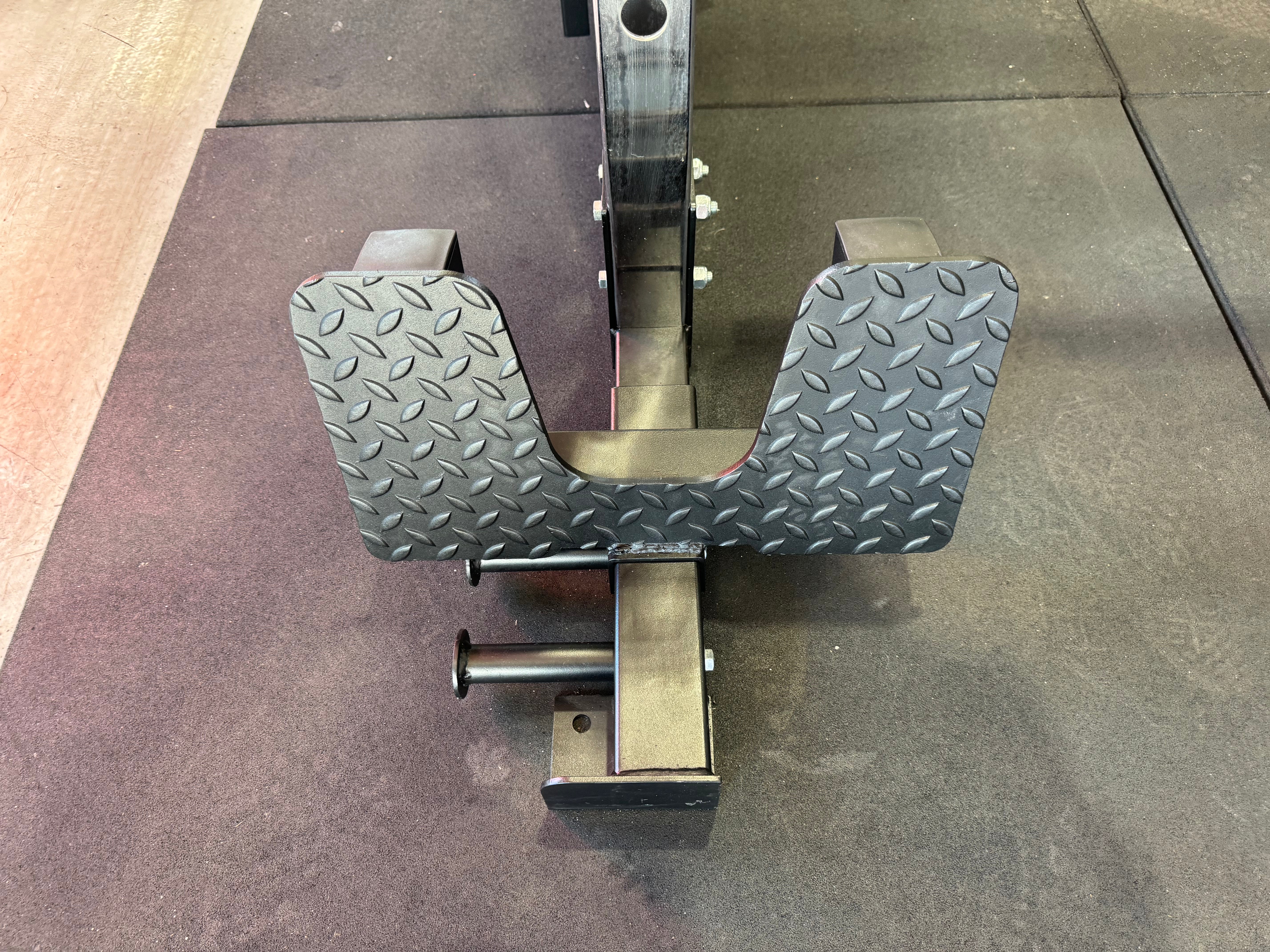 Body Iron Low Row Foot Plate Attachment - Heavy Duty Gym Equipment for Home & Commercial Use (FT750, FT1000, MFX360) - Perfect for Strength Training & Full-Body Workouts