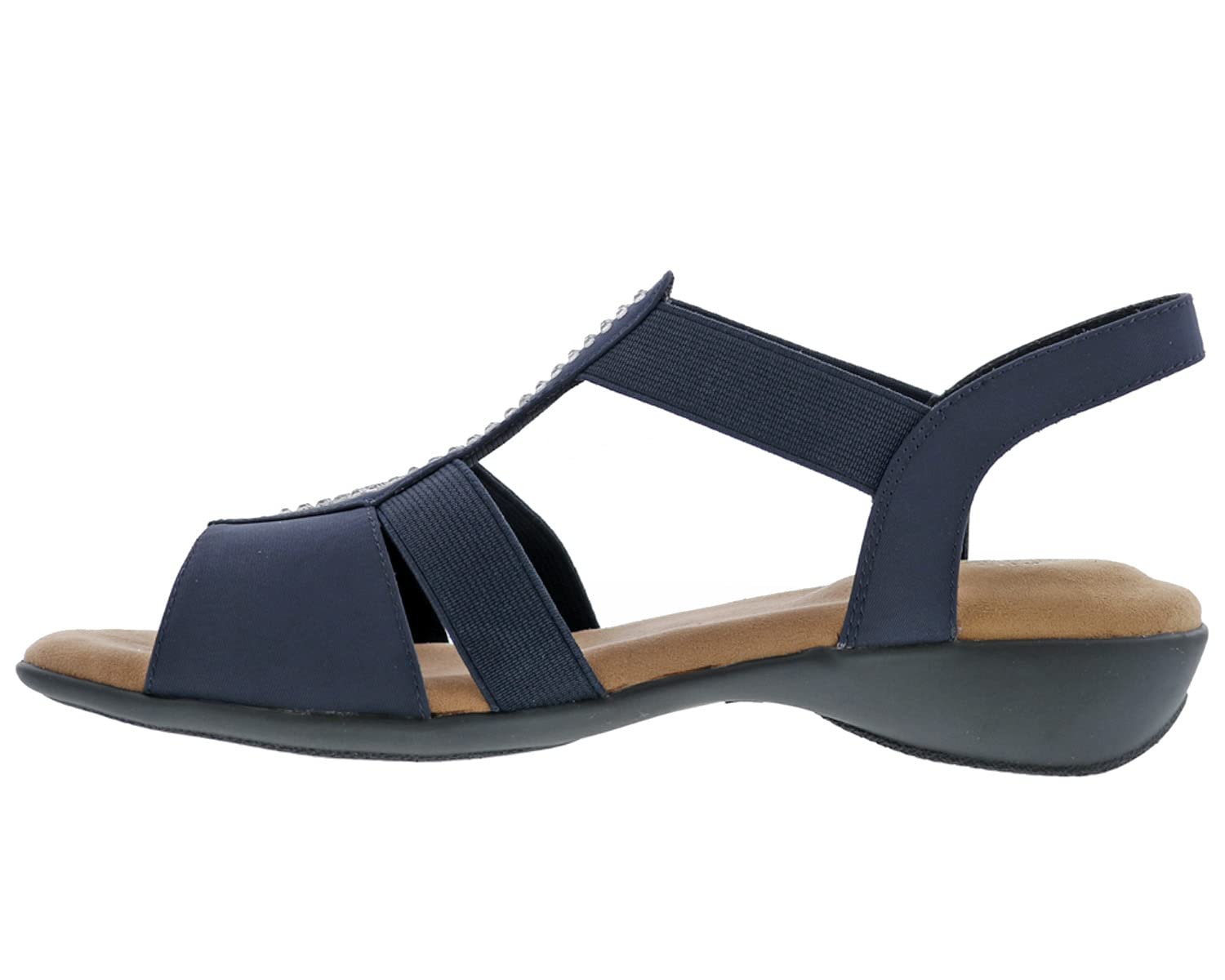 Ros Hommerson Mellow Women's Comfortable Casual Shoes - Slip-On Lycra Fabric with Adjustable Velcro Straps for Walking, Travel & Everyday Wear