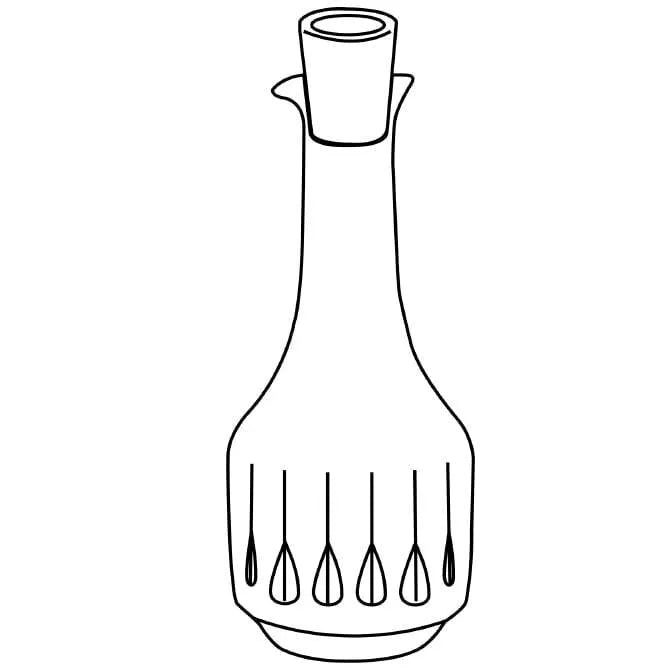 Cocktail Kingdom 222 mL (7 oz) Paddle Carafe - Premium Bar Carafe for Cocktails, Mixing & Serving - Perfect for Home Bars, Professional Bartending & Entertaining
