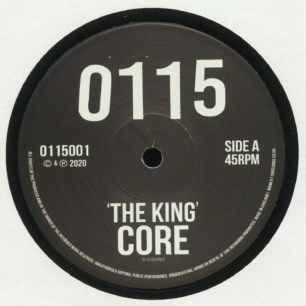 Core The King 0115 Records – 0115001 Vinyl LP | Limited Edition Collector's Item | Perfect for DJs, Music Enthusiasts & Vintage Record Collectors