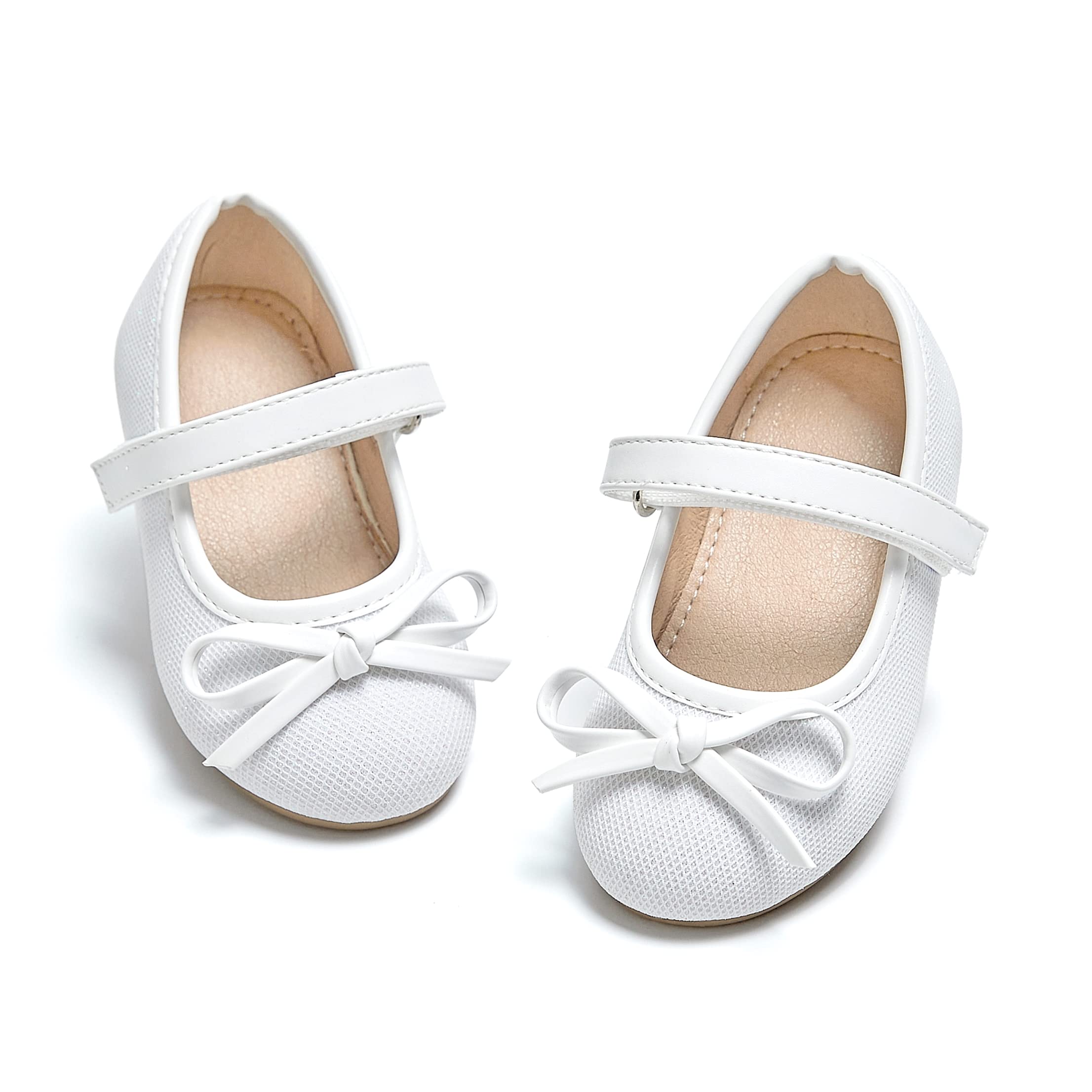 THEE BRON Toddler Girls Mary Jane Flats - Cute Ballerina Dress Shoes for Little Girls | Perfect for Weddings, Parties & Special Occasions