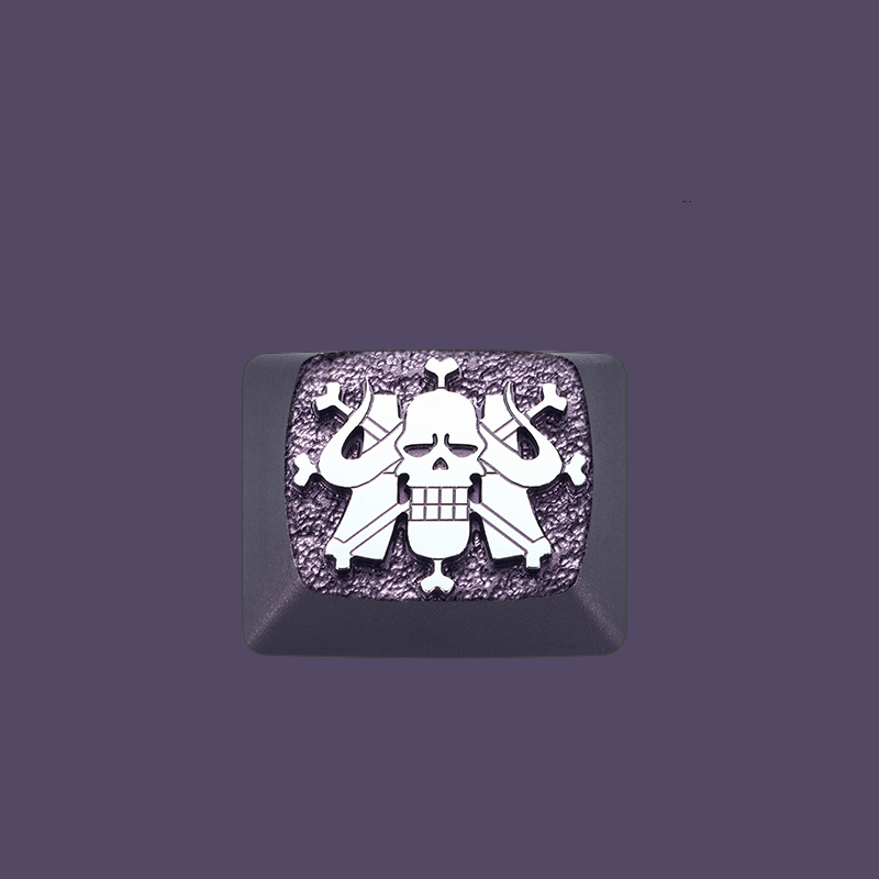 Premium One Piece Anime Keycaps - Aluminum Alloy Metal Anodized Custom Keycaps for Mechanical Keyboards (Large Size) - Perfect for Gaming, Typing & Anime Fan Collections
