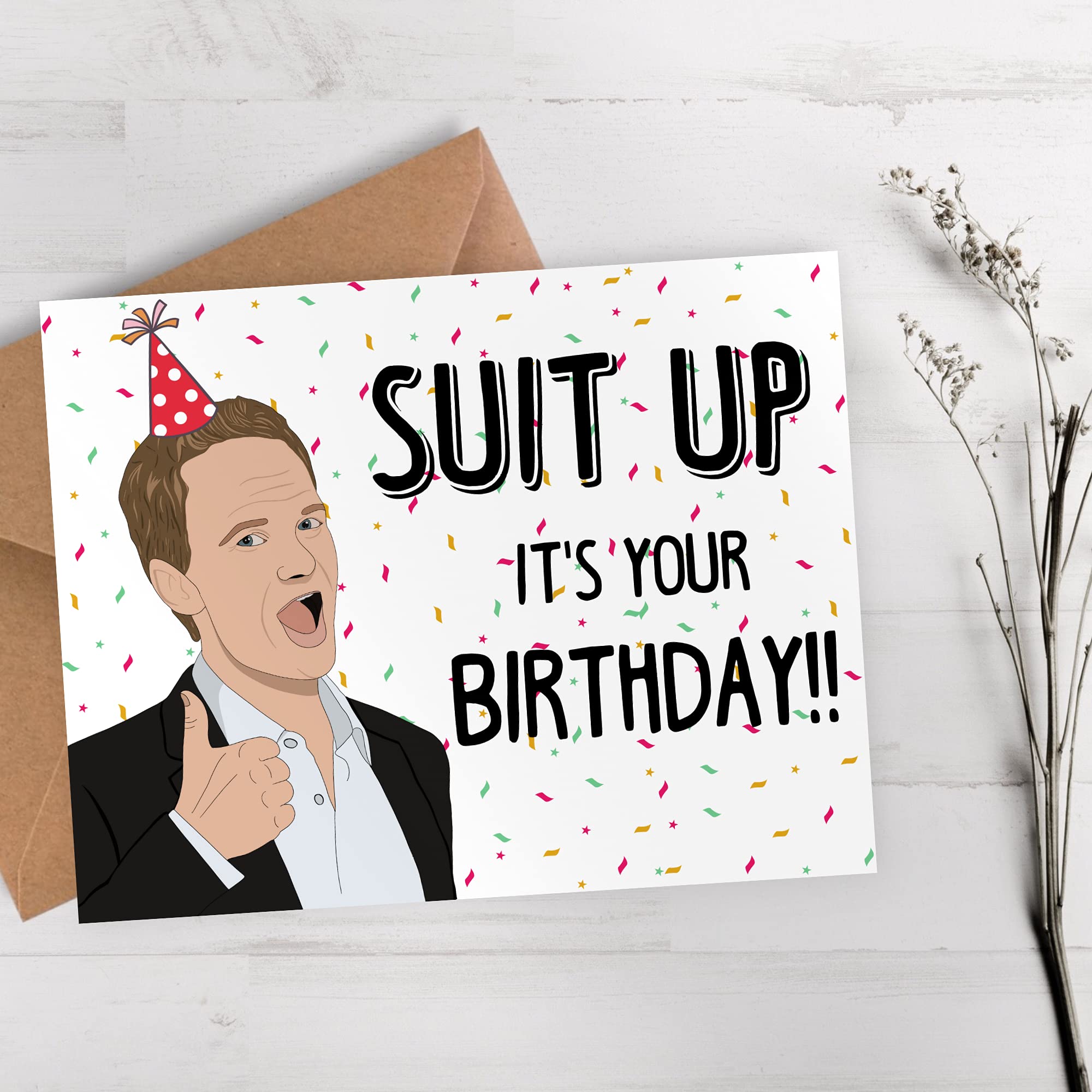 Funny Birthday Greeting Card for Him & Her - Happy Wishes - Perfect Gift for Friends & Family