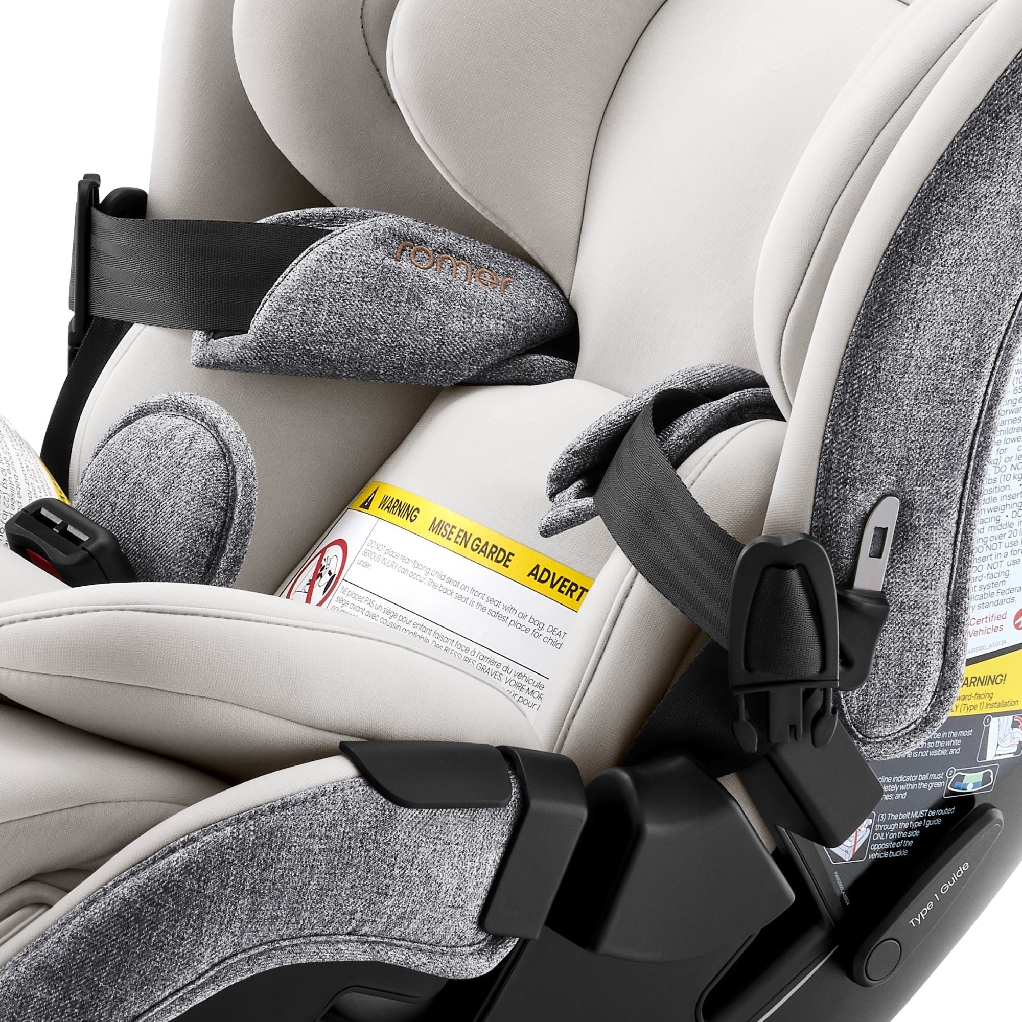 Romer Veni Convertible Car Seat for Babies & Toddlers - 3-in-1 Rear Facing, Forward Facing & Booster - Safe & Comfortable for Travel, School & Family Road Trips