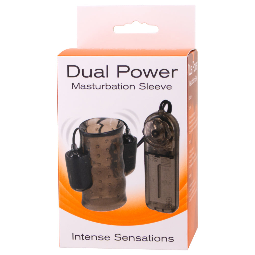 Dual Power Rechargeable Vibrating Masturbation Sleeve for Men - Waterproof & Hands-Free Male Pleasure Toy for Solo Play & Couples Use