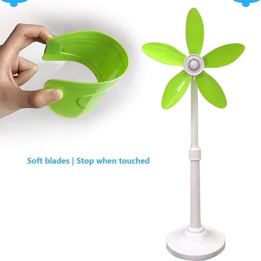 WYH Small Oscillating Fan - Ultra Quiet Standing Fan for Bedroom, Home Office & Living Room - Portable Cooling Fan for Better Sleep & Work Focus | Perfect for Nighttime Use & Summer Heat Relief