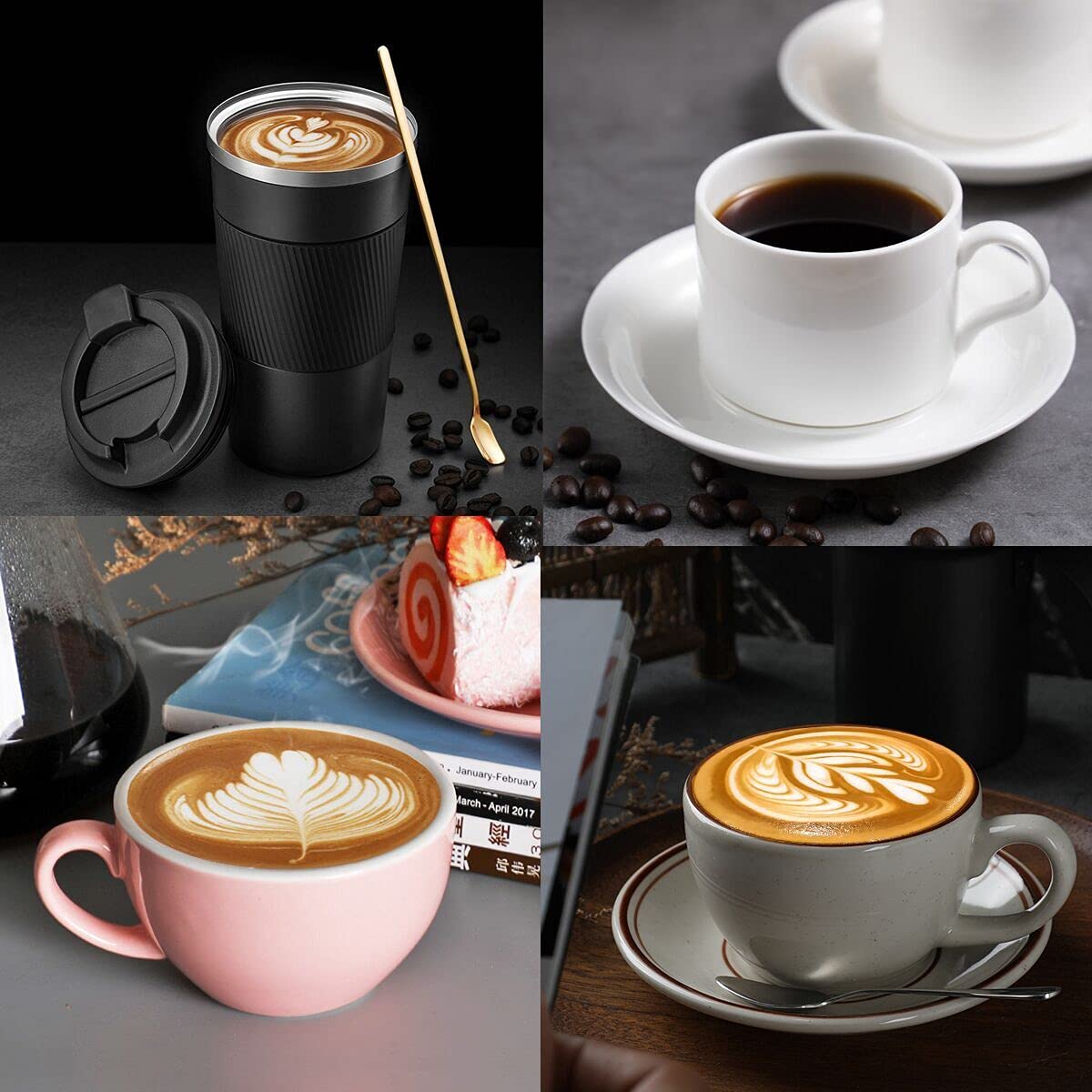 Premium Stainless Steel Stovetop Espresso Maker - 300ml/6 Cup Moka Pot for Rich Italian Coffee | Perfect for Home, Office & Camping Use