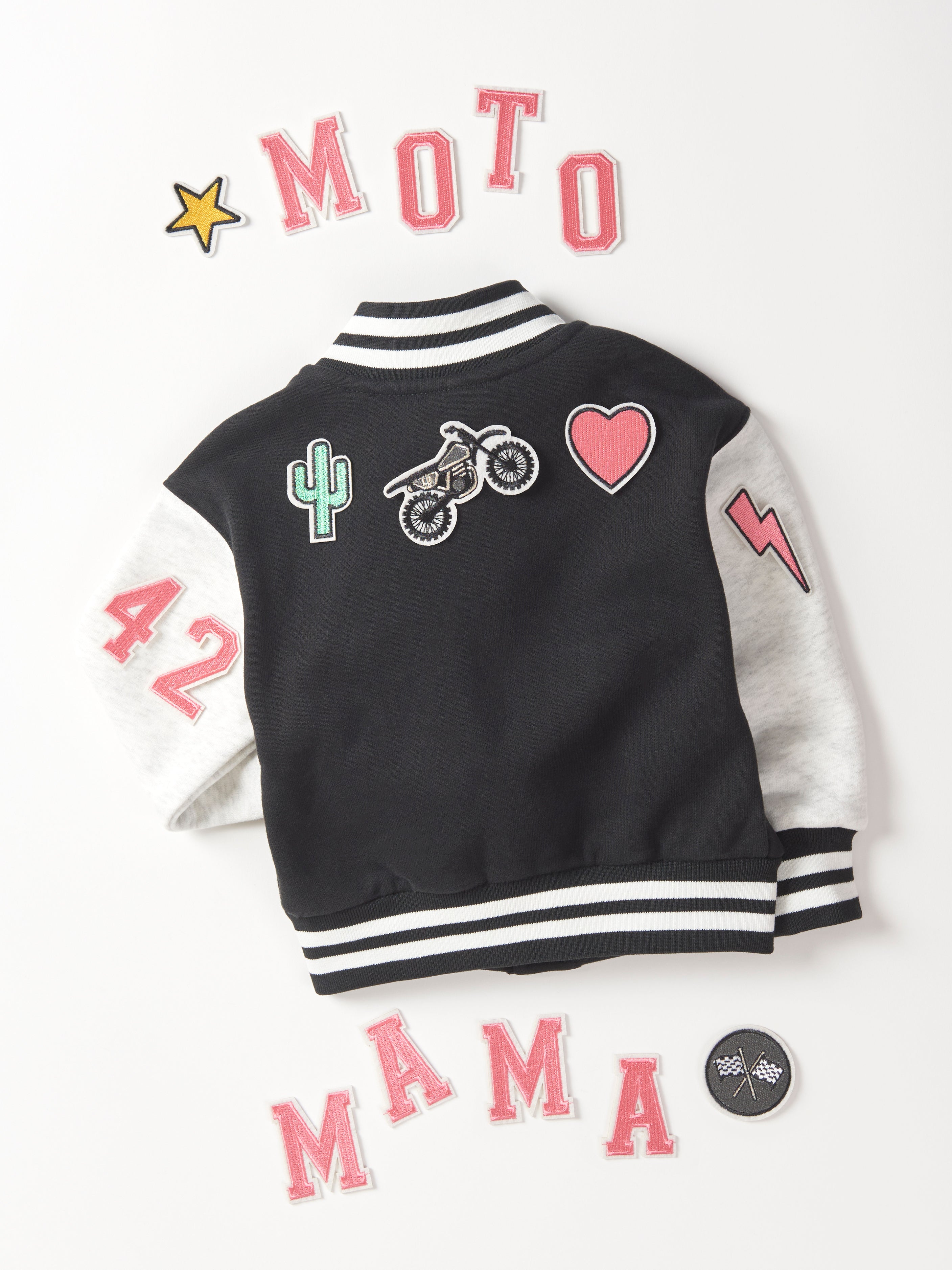 Stylish Black Varsity Jacket for Men & Women - Trendy Letterman Jacket for Casual Wear, Sports, and School Events