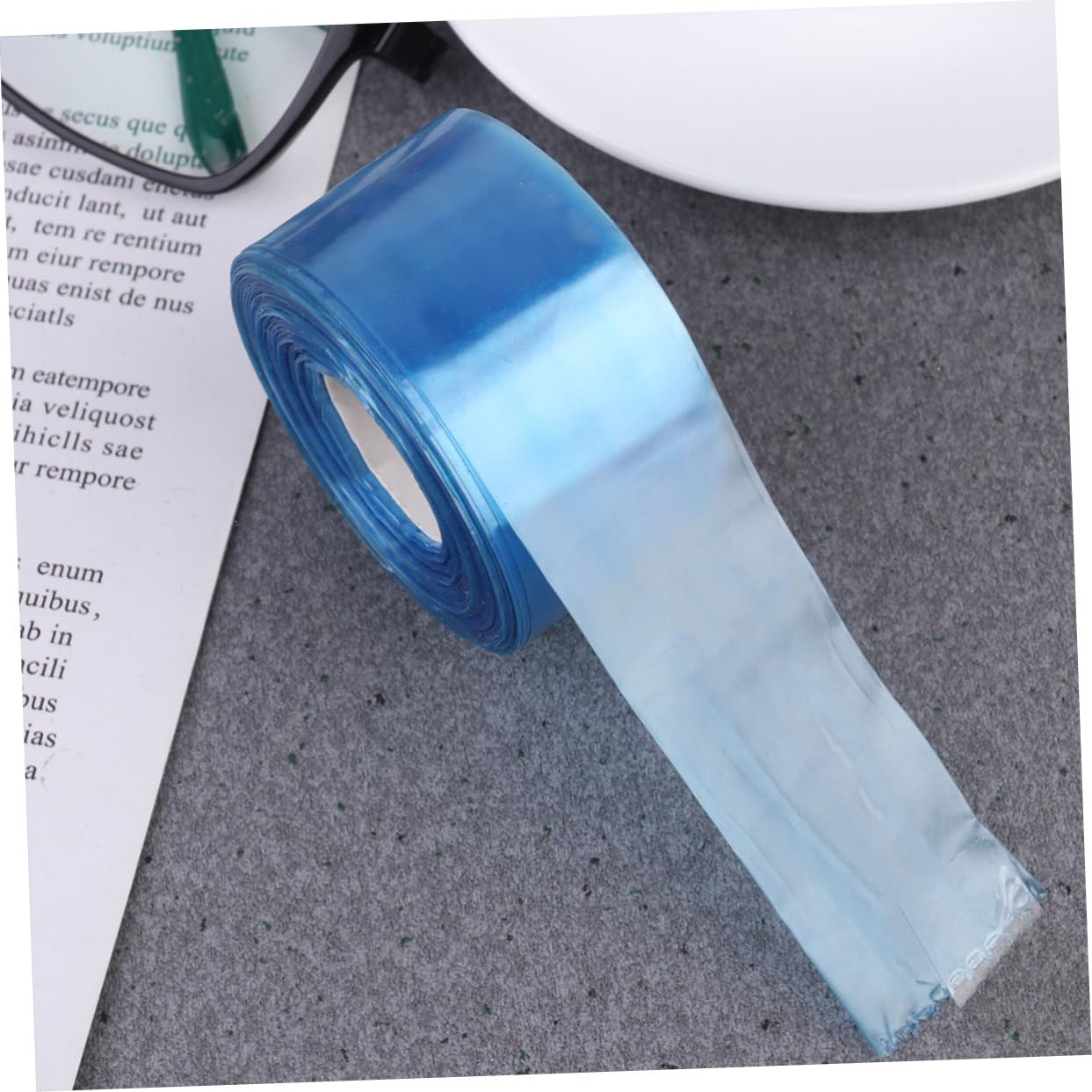 LALAFINA 200-Pack Disposable Glasses Covers - Plastic Eyeglass Sleeves for Protection, Hair Color & Temple Protection | Perfect for Salons, Travel & Eyewear Storage