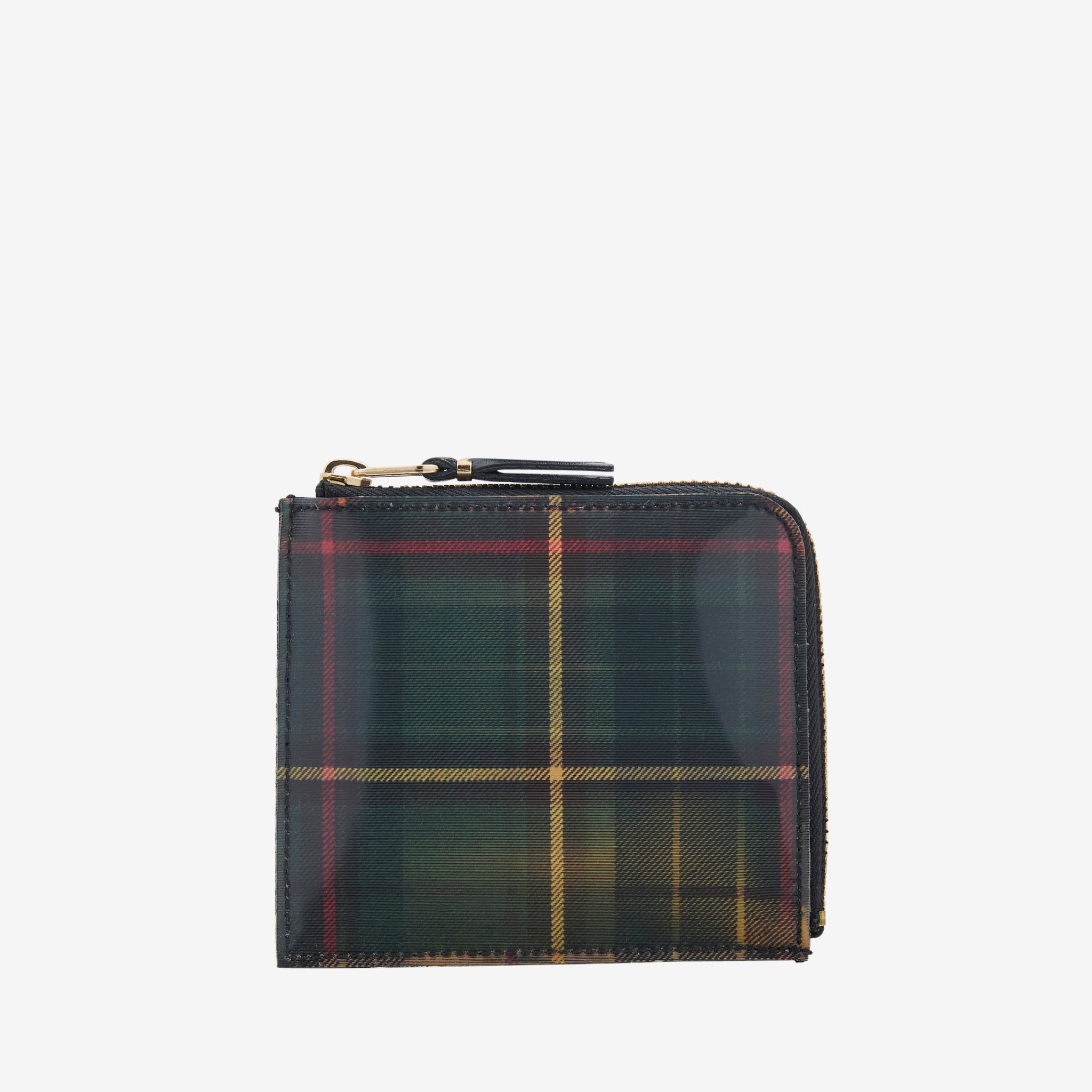 SA3100LT Lenticular Tartan Wallet - Yellow & Green Checkered Pattern RFID Blocking Bifold Wallet for Men | Perfect for Everyday Use, Travel & Business