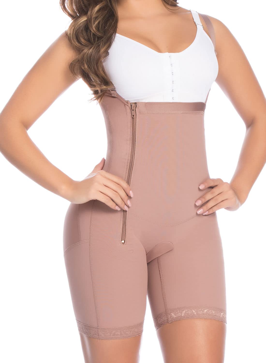DELIÉ by Fajas DPrada 12048 Postpartum Girdle - Full Body Shaper for Women | Colombian Shapewear for Tummy Control & Waist Training | Perfect for Post Pregnancy Recovery & Everyday Slimming