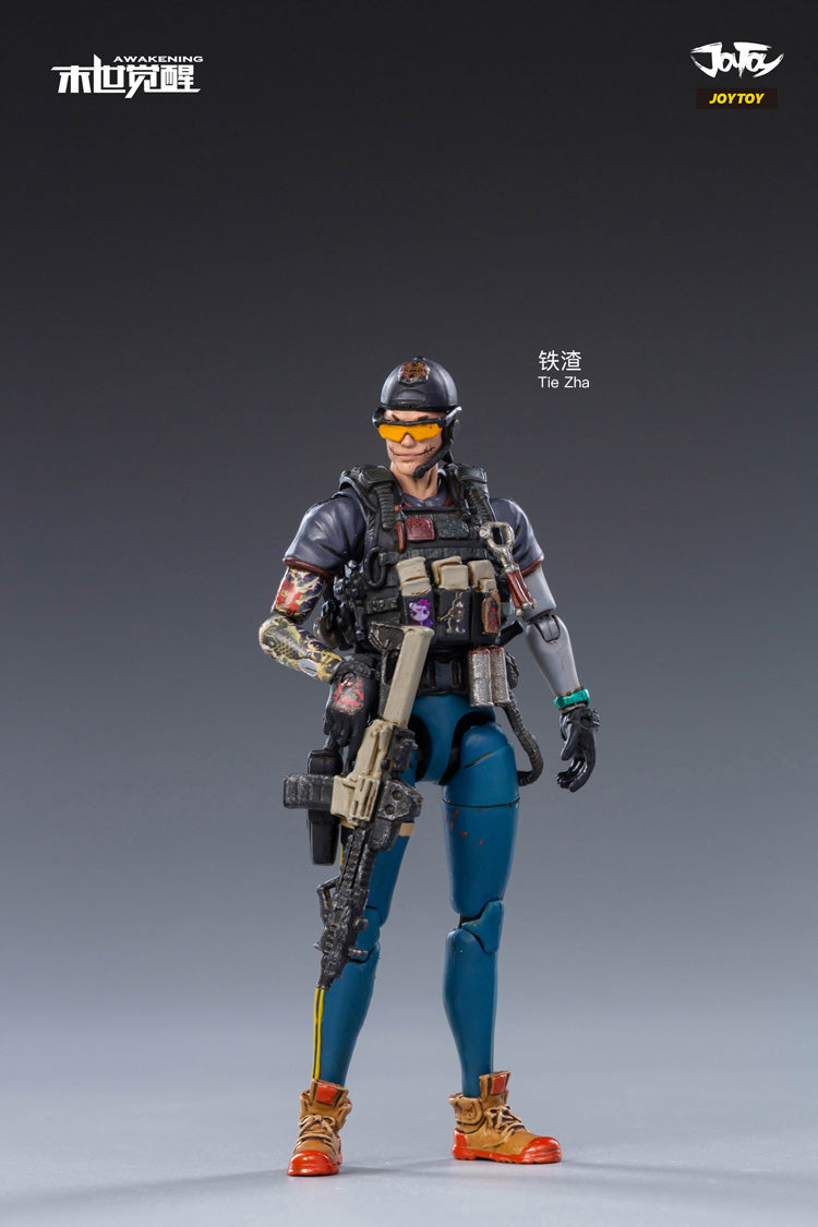 JOYTOY 1/18 Scale 3.75 Inch Action Figure Set - Awakening Luoning, Masan & Tiezha (3PCS) | Collectible Military Model Toys for Display & Role Play