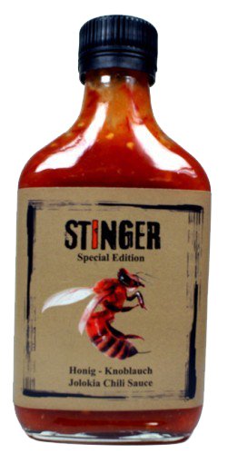 Suicide Sauces Stinger Special Edition Hot Sauce - 200ml | Extreme Heat Ghost Pepper Sauce for Wings, Tacos, Burgers & Spicy Food Lovers