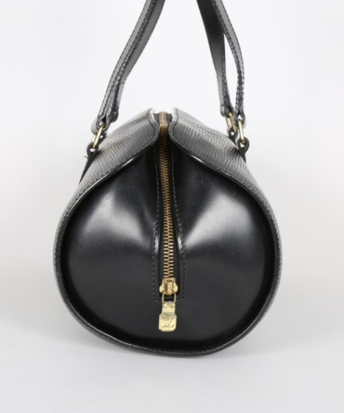 Authentic Louis Vuitton Soufflot Bag in Black Epi Leather - Luxury Designer Handbag for Women, Perfect for Work, Travel & Evening Events