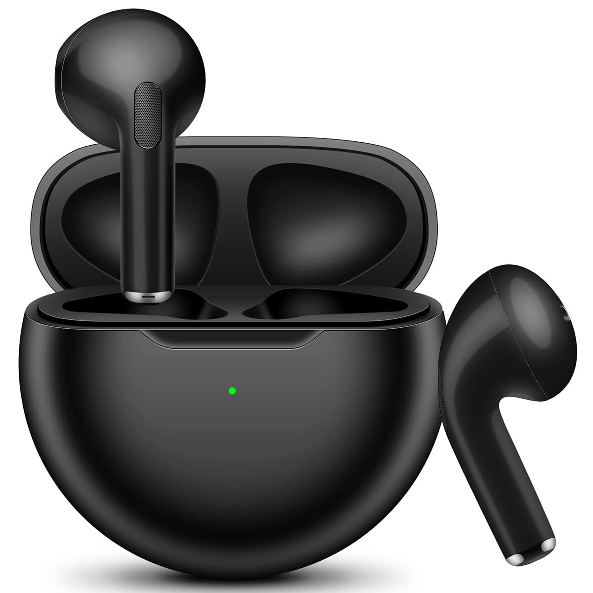 Wireless Bluetooth 5.0 Earbuds with Fast Charging Case, Deep Bass, Touch Control & Mic - IPX6 Waterproof Sport Earphones for Running, Gym, Workout & Daily Use