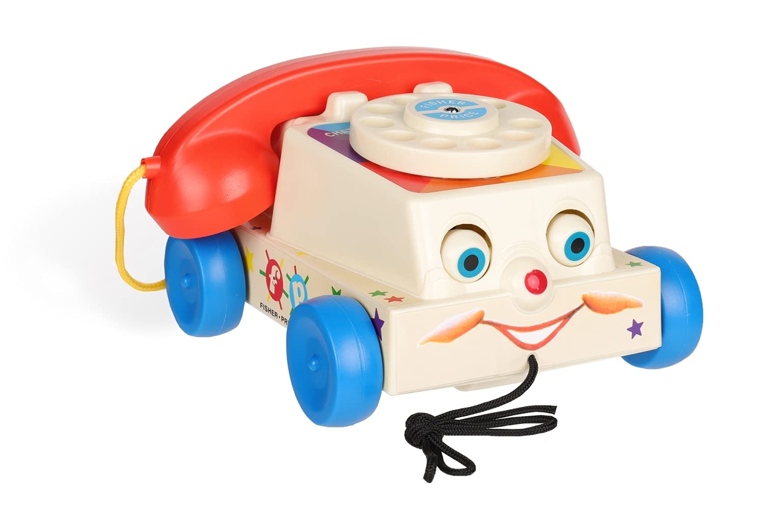 Fisher-Price Classics Retro Chatter Phone - Vintage Pull-Toy for Toddlers & Kids - Fun Pretend Play Telephone for Early Learning & Role Play - Perfect for Birthday Gifts & Nursery Decor