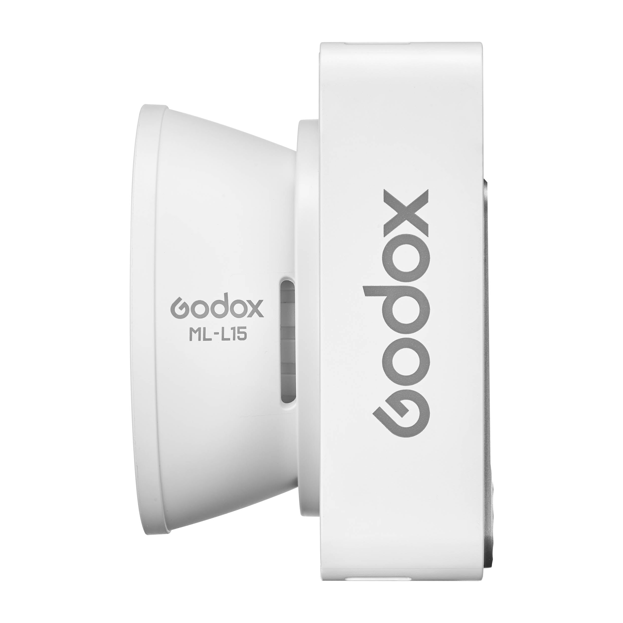 GODOX ML100R Compact LED Video Light with L36 Reflector & BG02 Battery Grip Handle - Perfect for YouTube, Vlogging, Photography and Studio Lighting