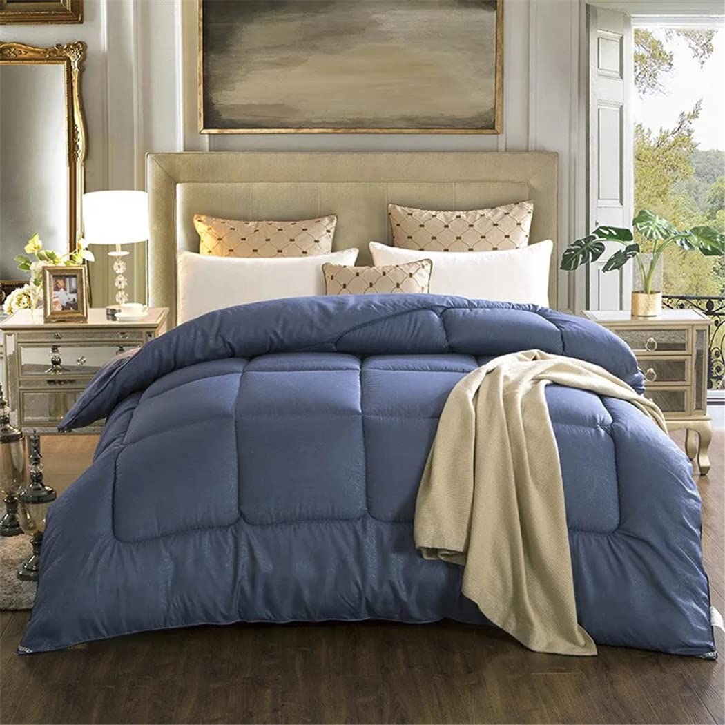 Premium Goose Down Comforter - All Season King/Queen/Full/Twin Size - Ultra Soft & Breathable for Winter & Summer Use - Perfect for Bedroom, Guest Room, or Hotel