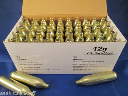 150 Pack 12g Non-Threaded CO2 Cartridges for Paintball Guns & Airsoft Rifles - 3 Boxes of 50 - Perfect for Refilling Airsoft Pistols, Paintball Markers and BB Guns
