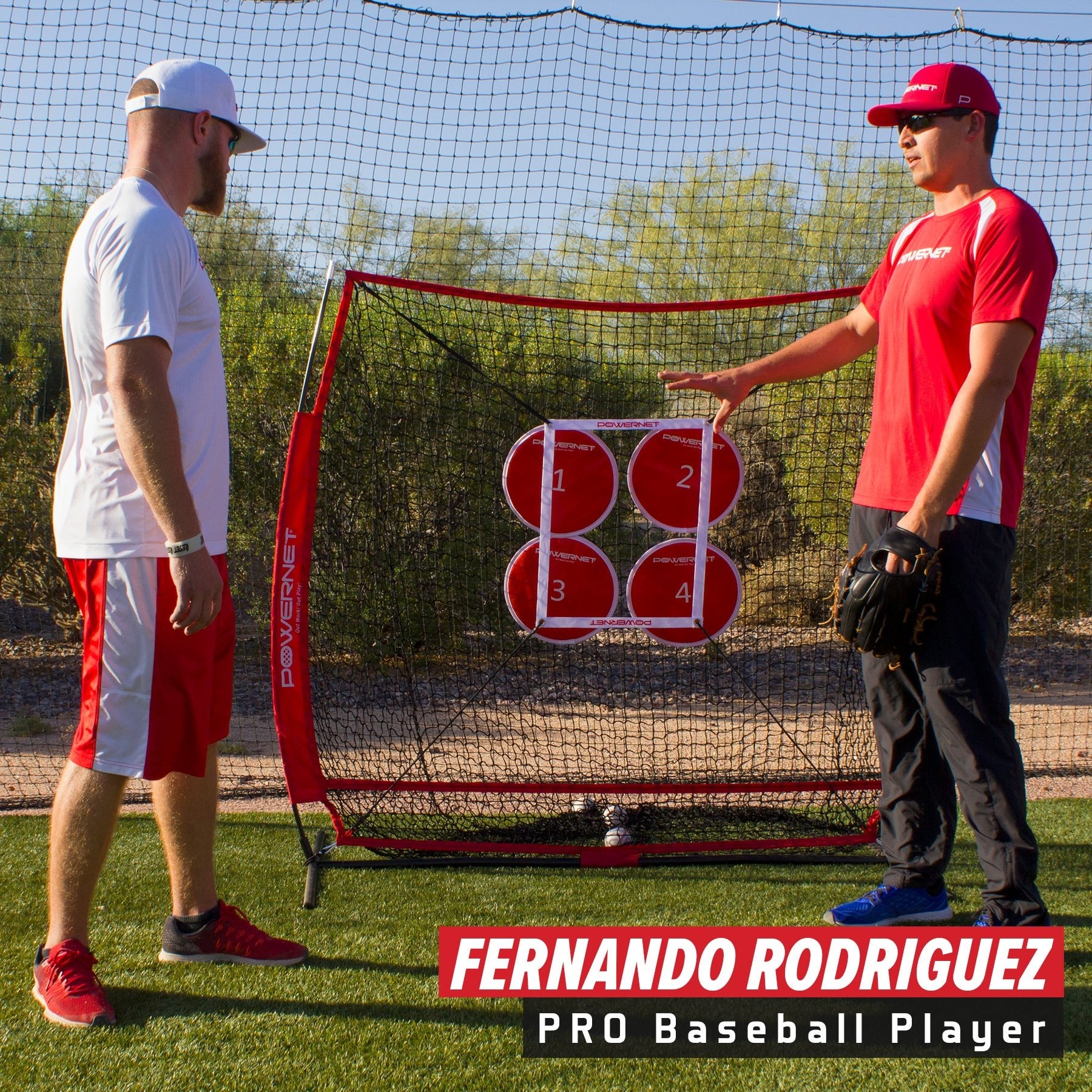 PowerNet German Marquez Pitch Perfect Targets - Baseball Pitching Training Aid for Accuracy & Control - Perfect for Home, Backyard & Team Practice Sessions