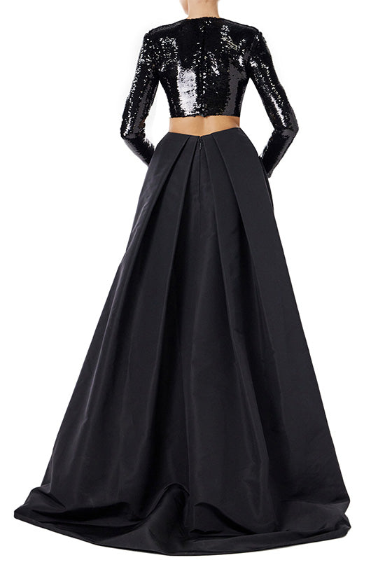 Elegant Faille Ball Skirt for Women - Vintage-Inspired Party Dress with Flowy Silhouette | Perfect for Prom, Wedding, and Formal Events