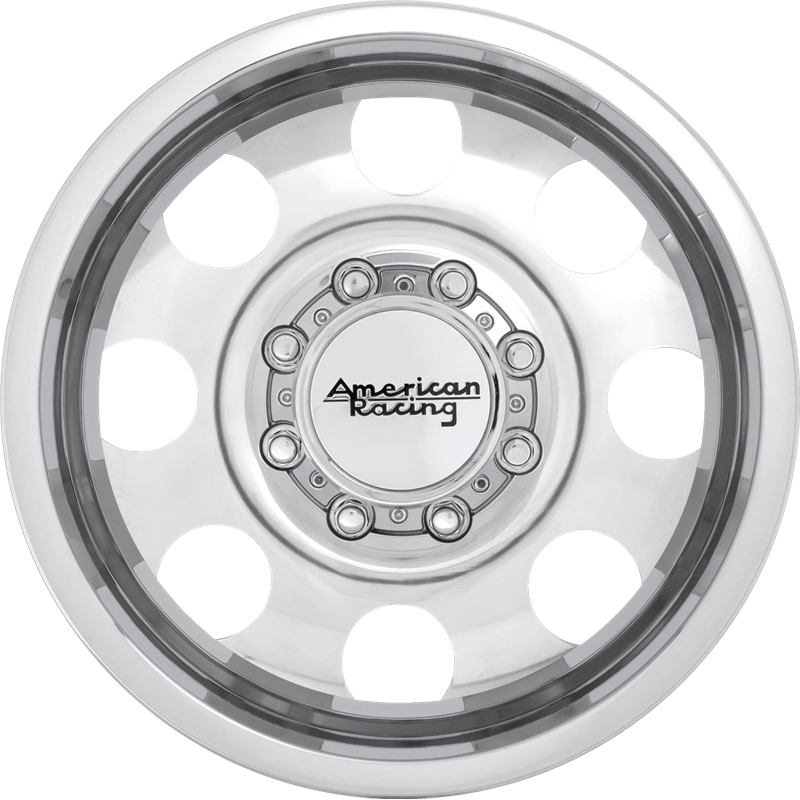 American Racing 16x6 AR204 Baja Dually Polished Wheels - 134mm Bolt Pattern - Off-Road & Truck Accessories for Enhanced Performance & Style