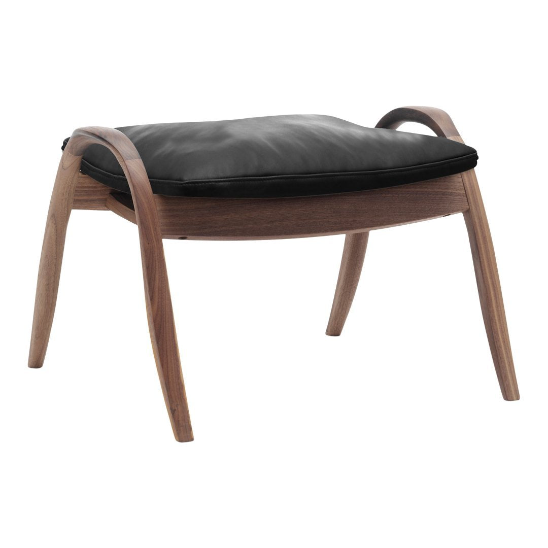 Premium FH430 Signature Footstool - Soft Upholstered Ottoman with Sturdy Wooden Legs for Living Room, Bedroom & Office - Perfect for Relaxing, Reading & Extra Seating