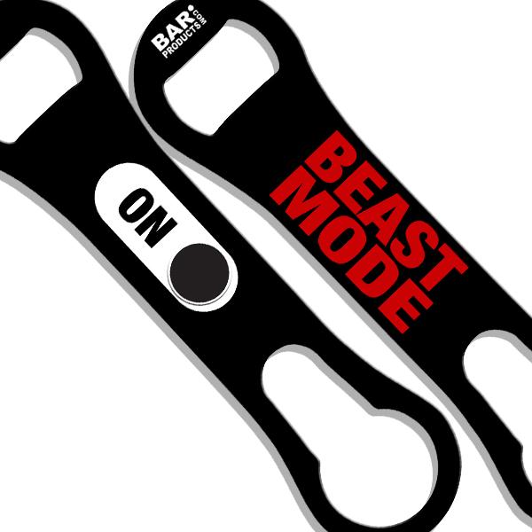 Beast Mode V Rod® Bottle Opener - Heavy Duty Metal Beer Bottle Opener for Home, Bar, Parties & Outdoor Adventures - Perfect for BBQ, Camping & Tailgating