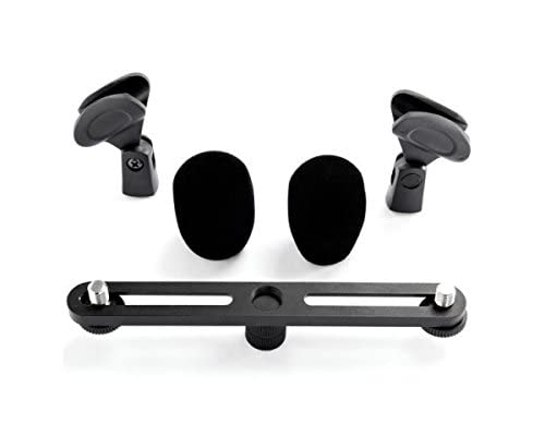 Behringer C-2 Matched Pair Studio Condenser Microphones for Vocals, Instruments & Podcasting - Professional Recording Studio & Home Studio Equipment