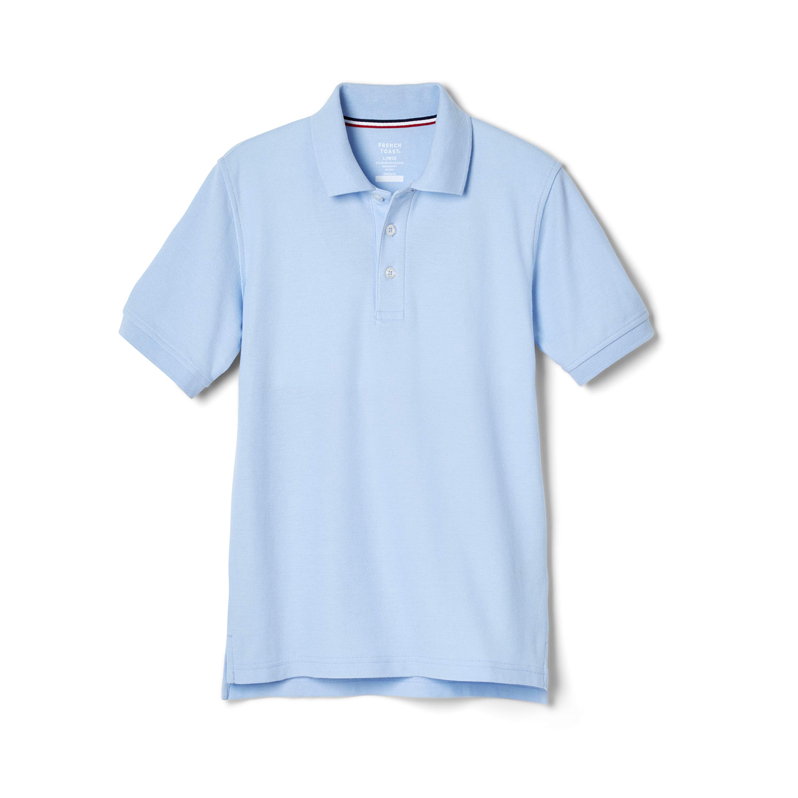 French Toast Boys Short Sleeve Pique Polo Uniform Shirt for School & Team Sports | Standard & Husky Sizes | Comfortable Cotton Blend for Daily Wear