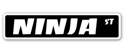 Ninja Street Sign Weapons - 30