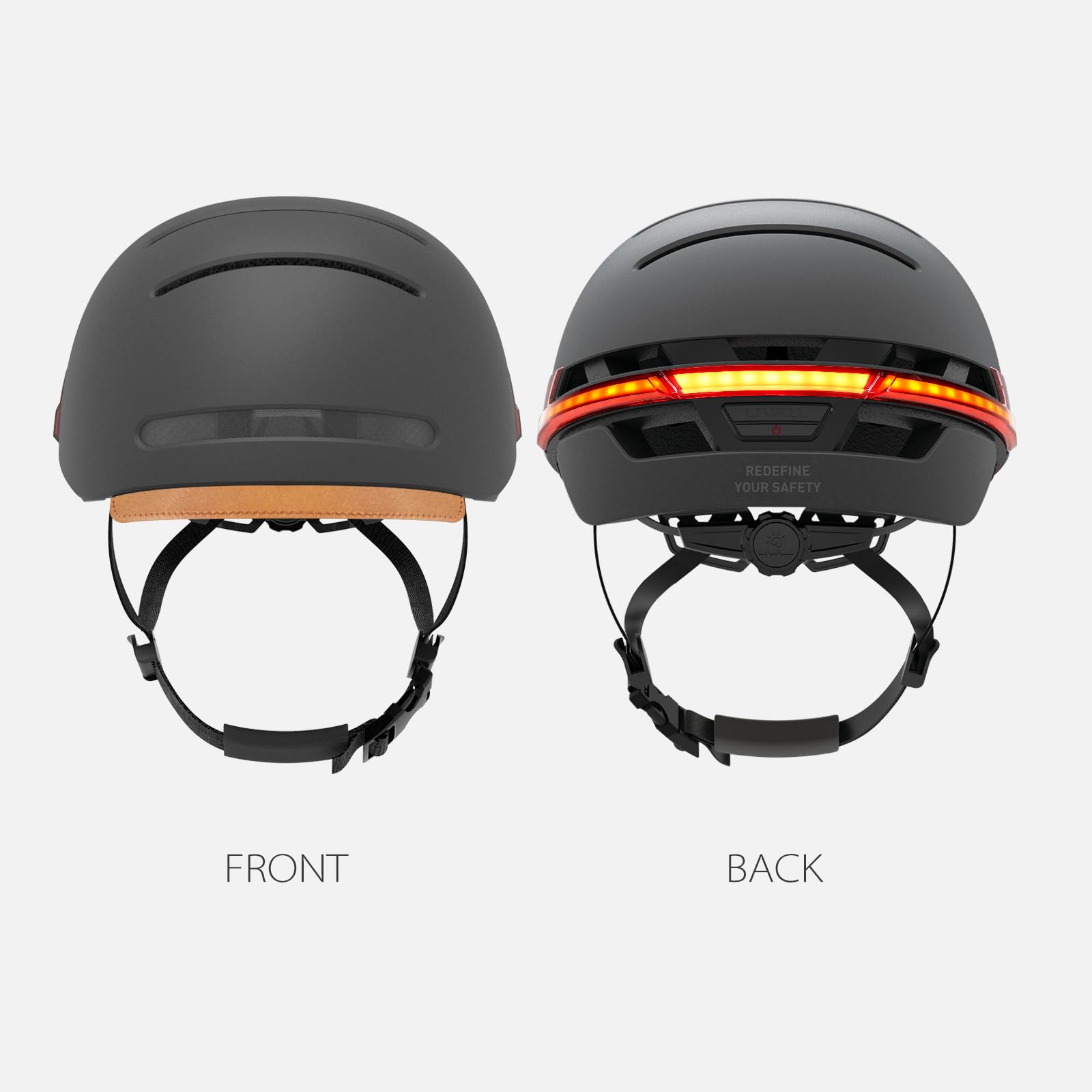 LIVALL Smart Bike Helmet with LED Lights - Bluetooth Cycling Helmet with Turn Signals, Brake Warning & SOS Alert - Certified Safety Helmet for Men & Women - Perfect for Commuting, Road Cycling & Urban Safety