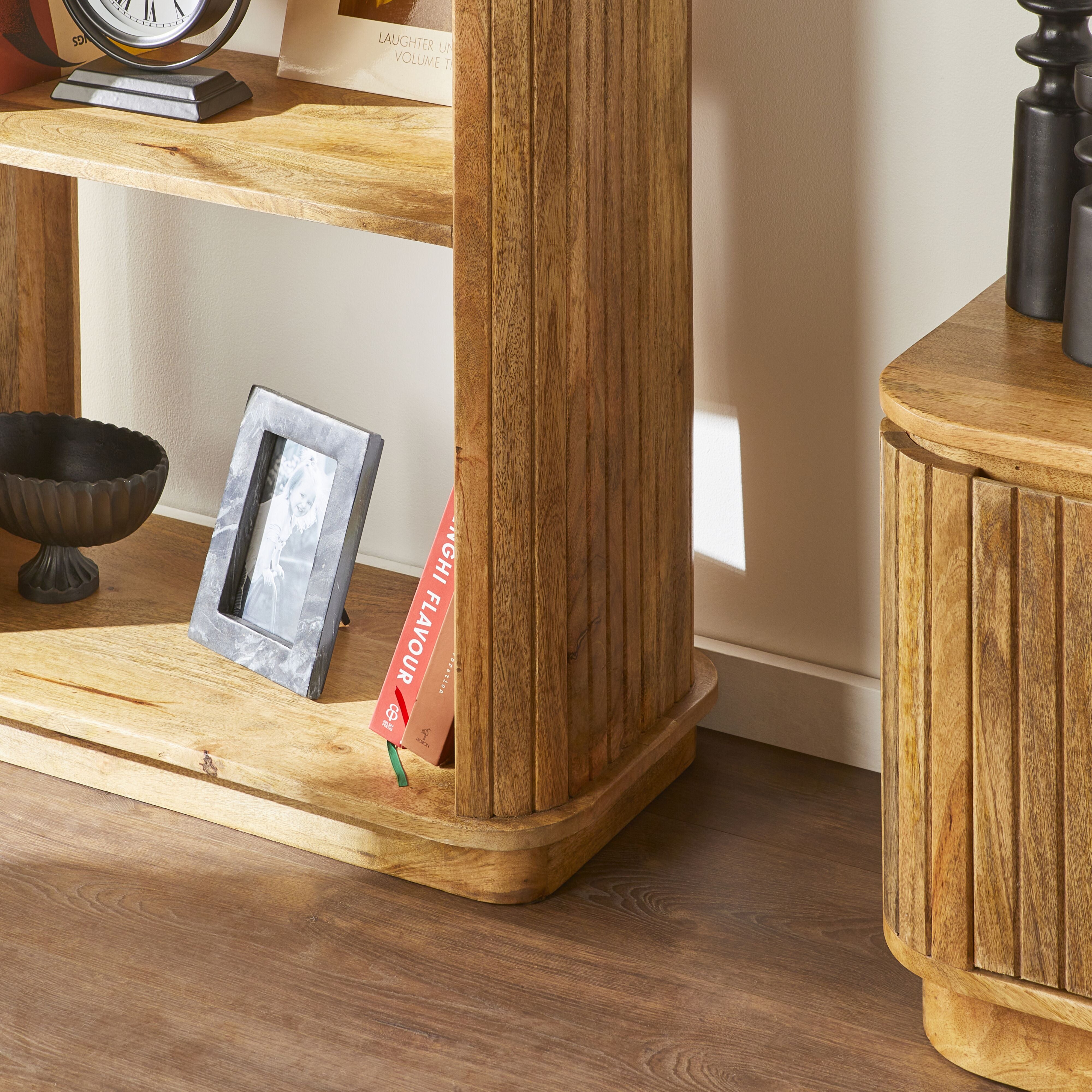 Brompton Small Bookcase - Compact & Stylish Storage Solution for Home, Office, or Dorm Room