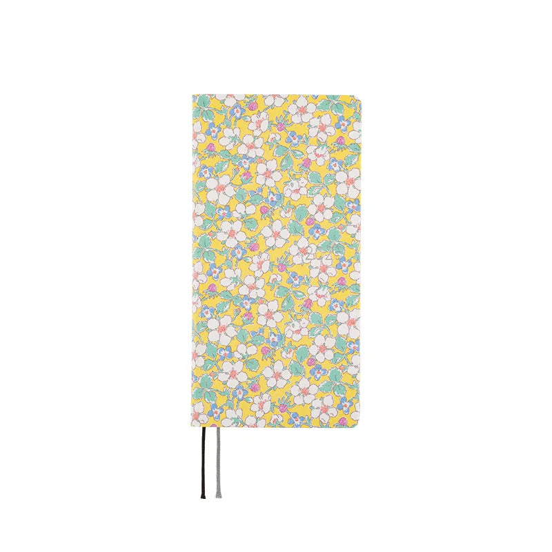 Hobonichi Techo 2025 Planner - Liberty Fabrics Paysanne Blossom Weeks Hardcover, Weekly Horizontal Layout, January Start, Monday Start, English Edition | Perfect for Journaling, Planning & Productivity