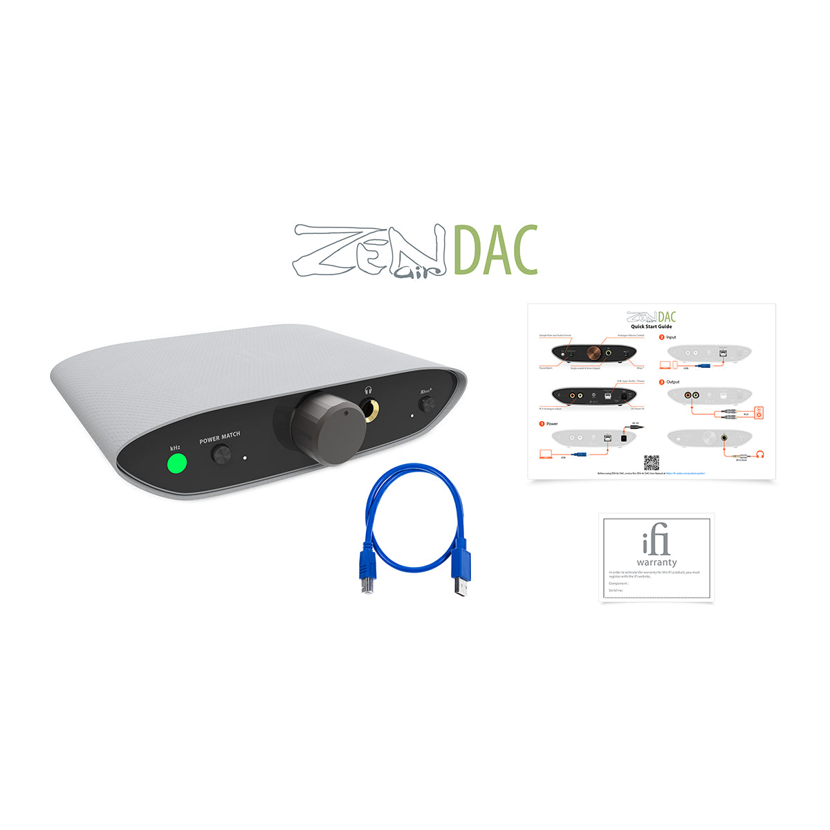 iFi ZEN Air DAC - High Resolution Digital-to-Analog Converter & Headphone Amplifier - Perfect for Audiophiles, Home Audio & Studio Recording