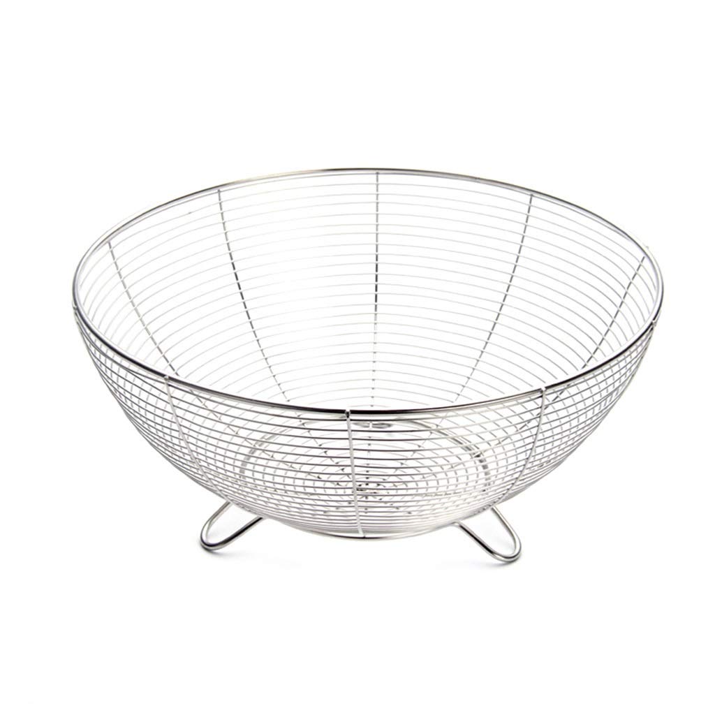Nordic Style Metal Iron Storage Basket - Kitchen Fruit Holder, Desktop Organizer for Fruits, Decor & Home Organization | Perfect for Kitchen Counter, Dining Table & Office Desk Decor
