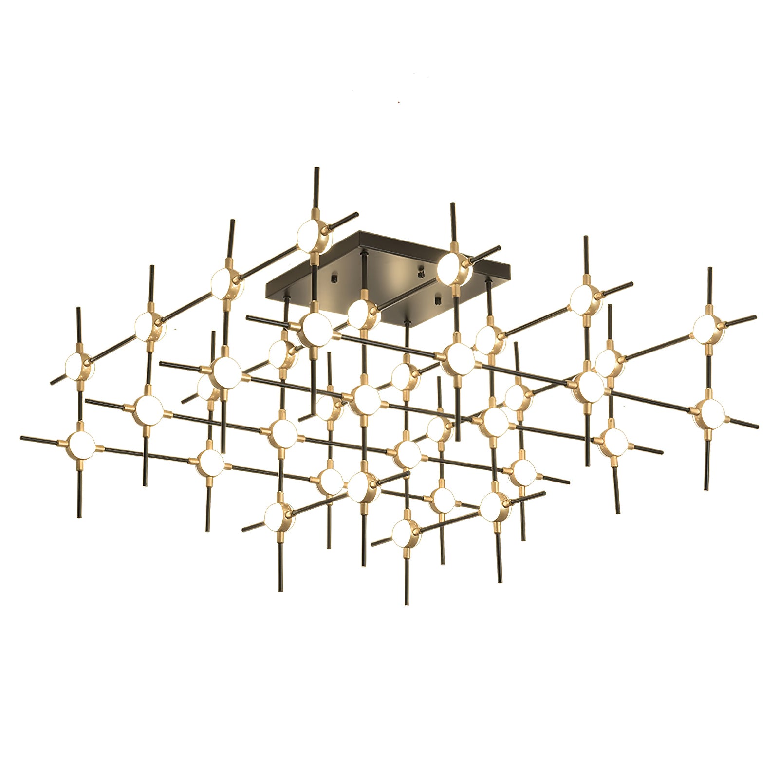 Dorney Modern Floating Ball Ceiling Light Fixture - LED Hanging Sphere Pendant Lamp for Living Room, Bedroom, Dining Room and Office Lighting Decor