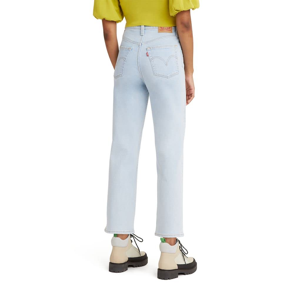 Levi's Women's Ribcage Straight Ankle Jeans - High Waist Slim Fit Denim Pants for Casual Wear & Everyday Outfits