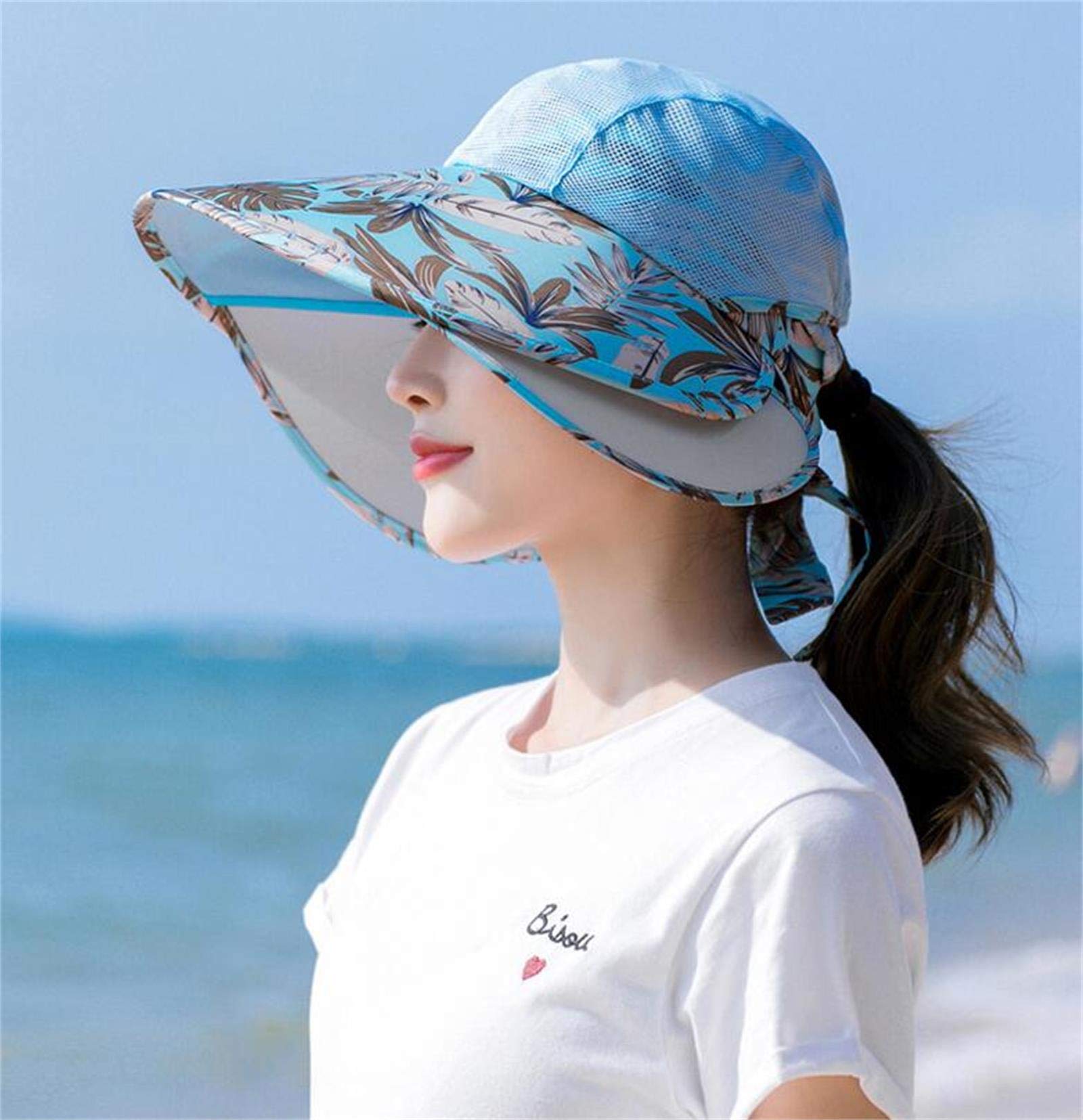 Unisex UV Protection Breathable Sports Sun Visor Hat for Golf, Running, Hiking & Outdoor Activities - Lightweight Quick-Dry Sun Hat for Men and Women