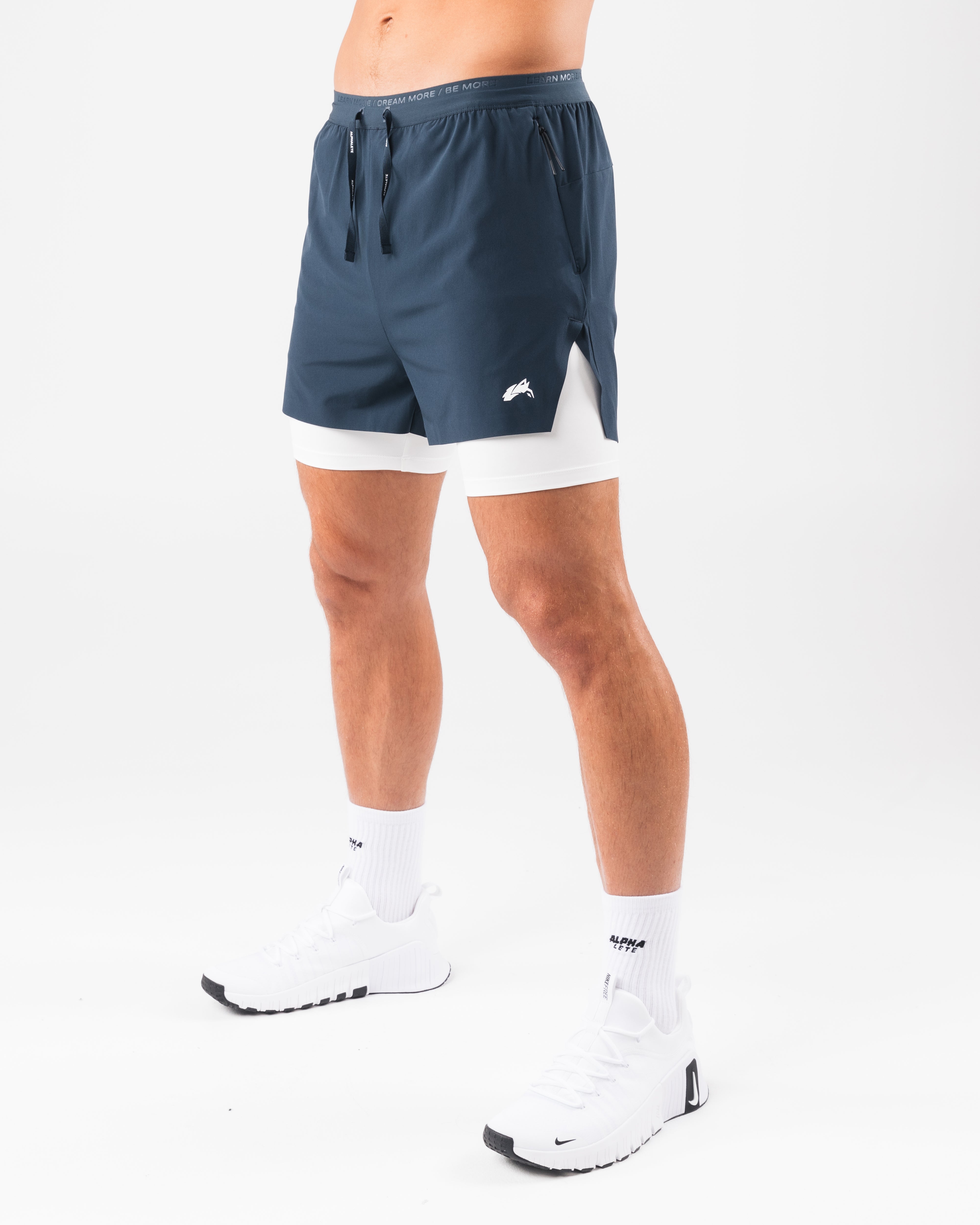 Elite Swift Short 5 - High Performance Running Shorts for Men, Deep Navy Blue - Perfect for Gym Workouts, Jogging & Outdoor Sports