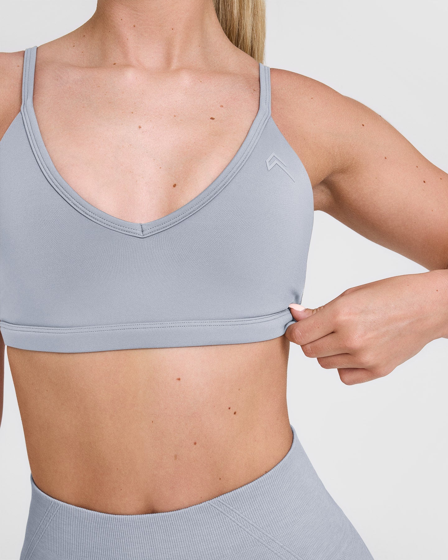 Timeless Strappy Bralette - Comfortable Wireless Bra for Women | Metal Grey | Perfect for Yoga, Lounge & Everyday Wear