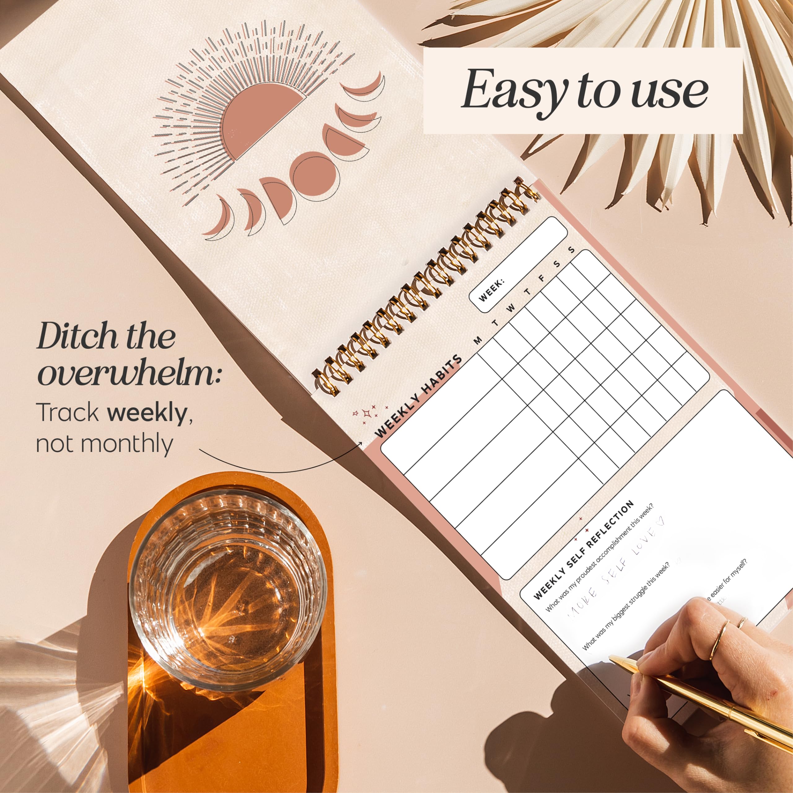 I Know Collection Weekly Habit Tracker & Planner - Goal Setting Journal, Daily Habit Calendar Notebook for Productivity & Self-Improvement | Perfect for Work, Fitness, Mindfulness & Personal Growth